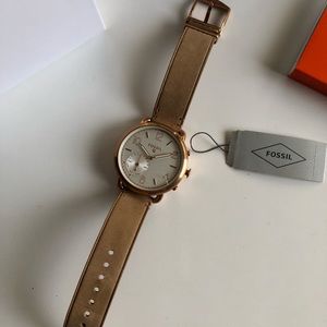 Fossil Hybrid Smartwatch- Q Tailor Light Brown